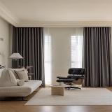 Foshan and Guangzhou Polyester Fabric Bed Room Linen Curtain Fabric Home and Hotel 100 Blackout Curtains